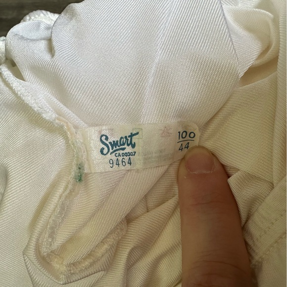 Vintage Lace and Nylon Half Slip Made in Canada Size 100 / 44 - Picture 3 of 6